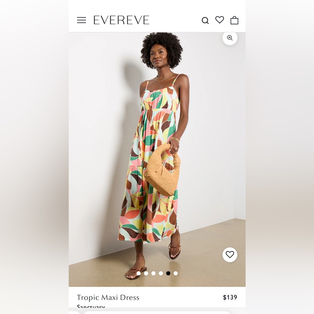 Sanctuary Pink and Green Tropic Maxi Dress BNWT